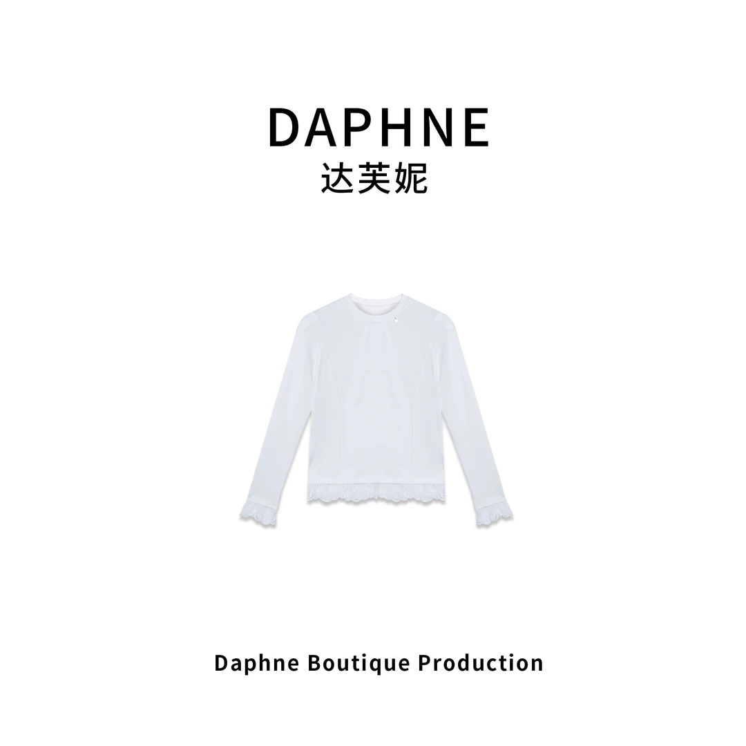 Daphne/达芙妮H高奢系列设计师早春时尚女式打底衫HDDY040