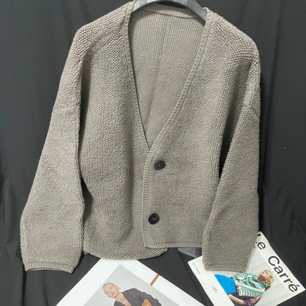 YJ2025福利小众款针织小外套