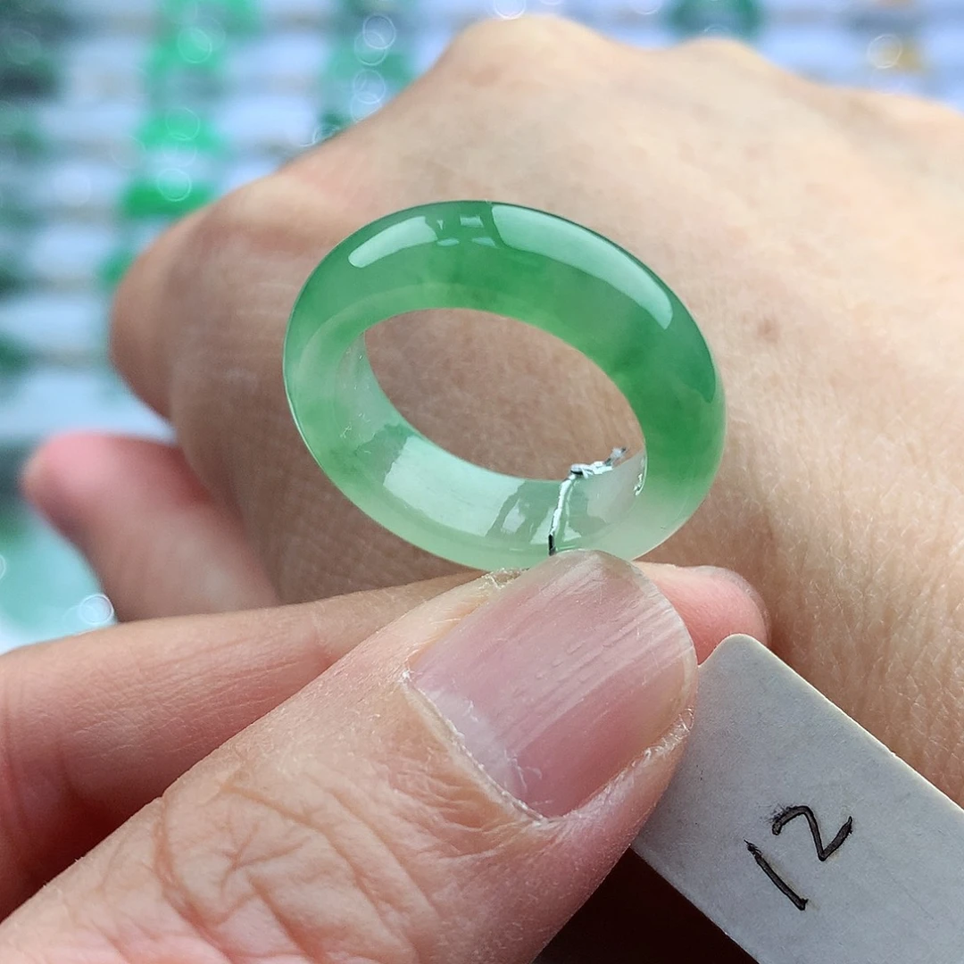 未镶嵌戒指翡翠12号
