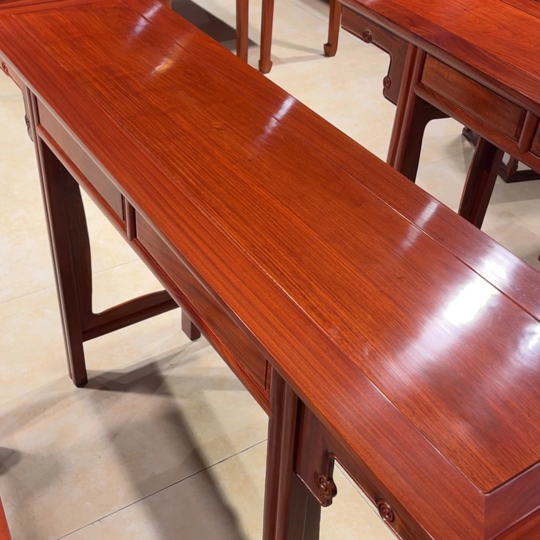 立***司紫檀木类成套家具缅甸花梨木