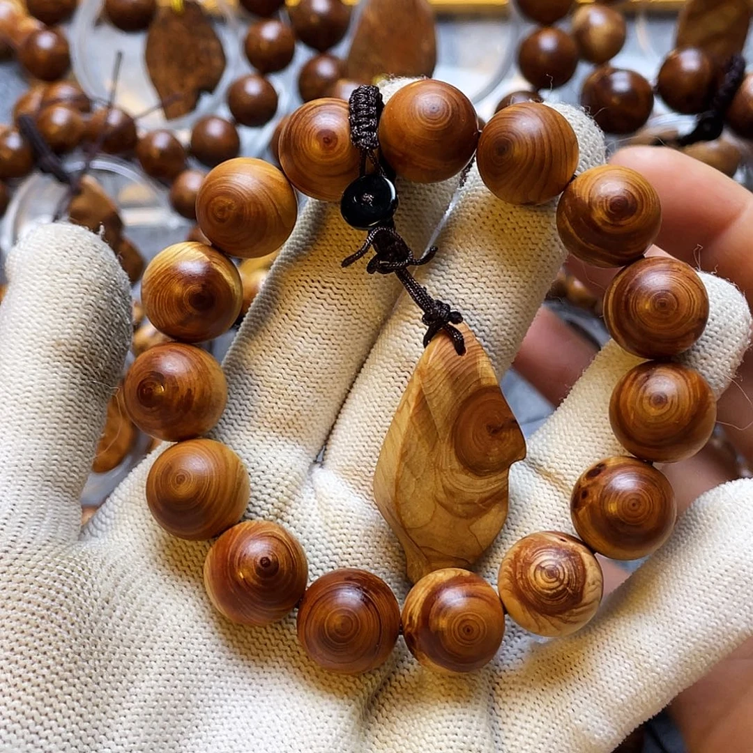 手串/手链柏木太行崖柏15黄金龙眼双面