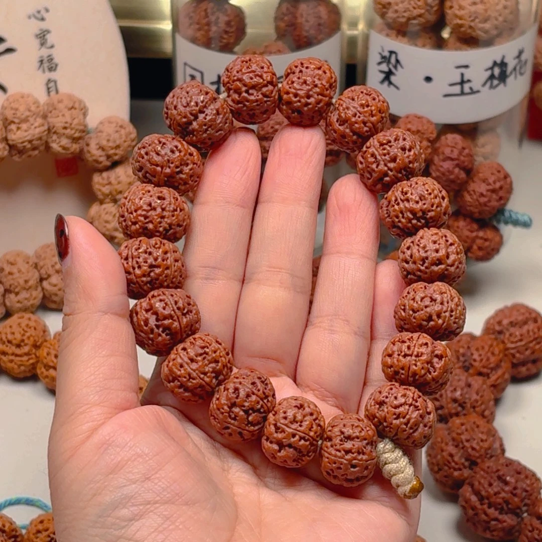 金****手串金刚菩提18尺寸方块蜂王