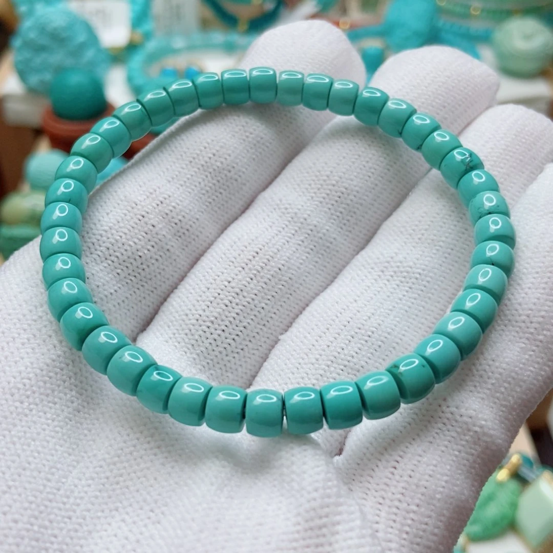 绿松石未镶嵌手串5.5mm