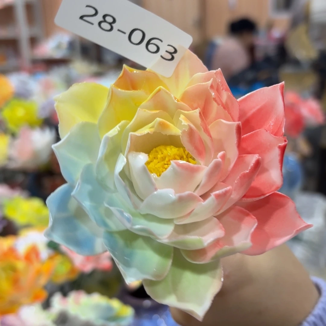 陶瓷花，20元发货，退款拉黑