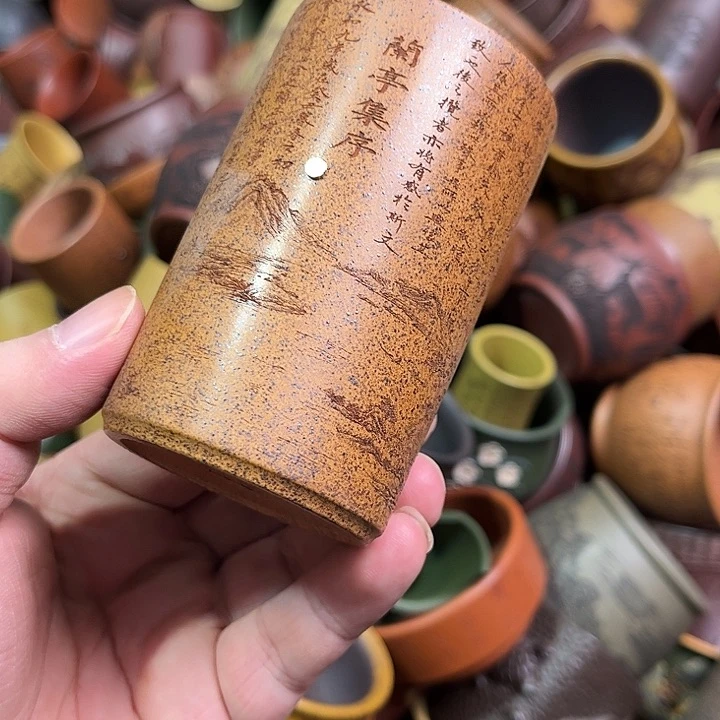 紫砂茶杯全手工紫砂主人杯