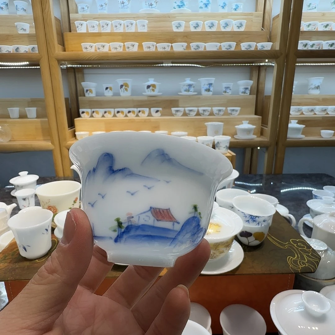 无*指冰种手绘碗身一个