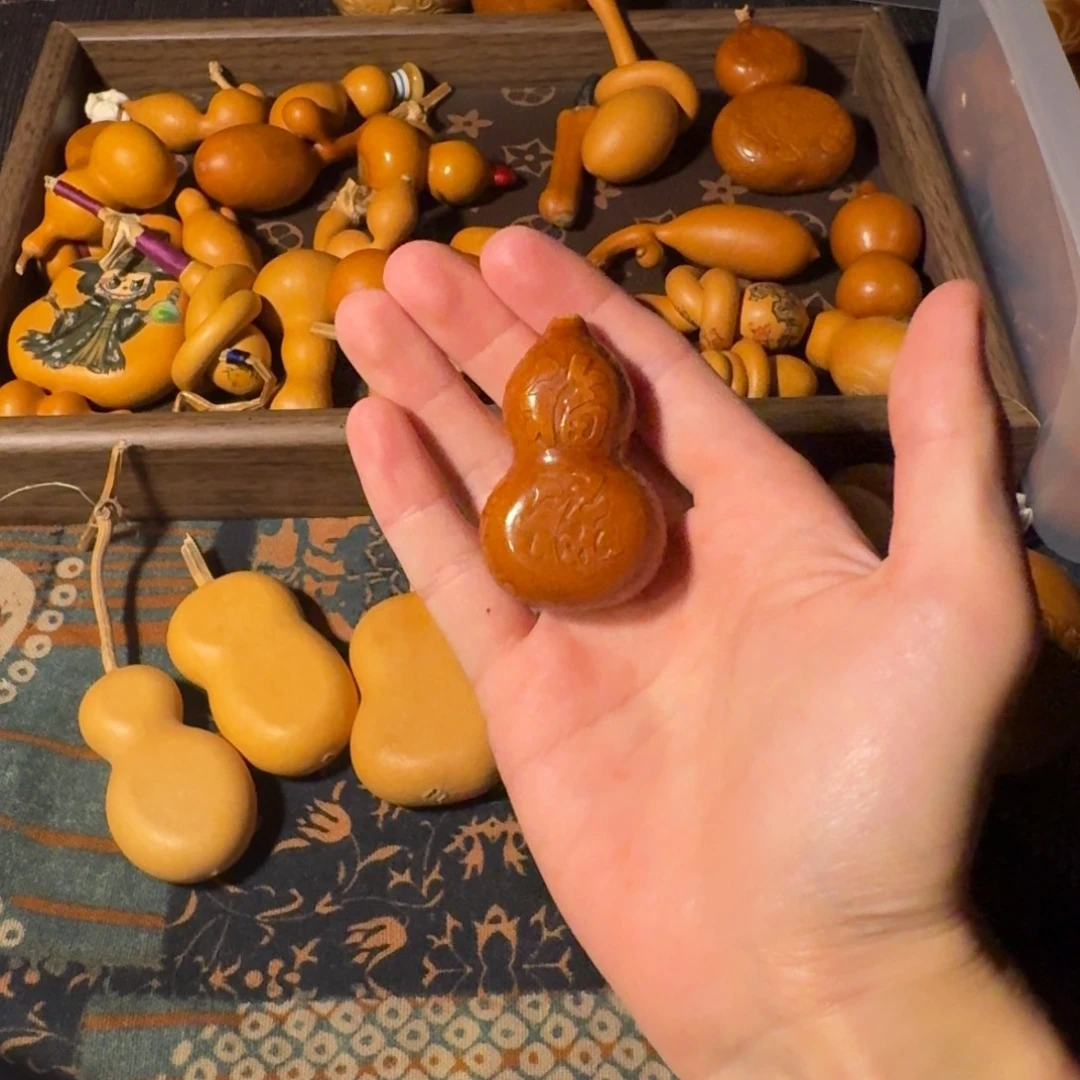 福禄寿喜压花葫芦