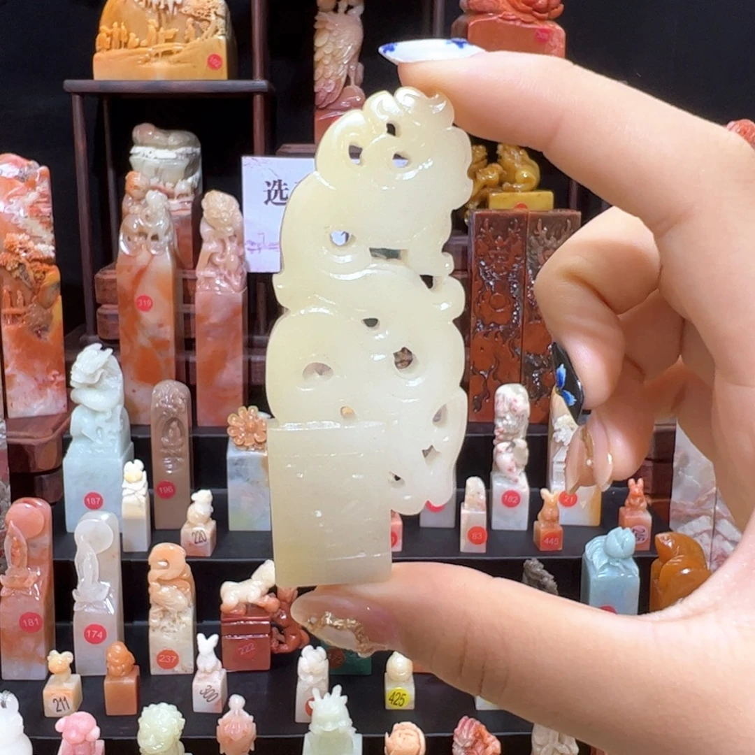 昌化石印石手工制作