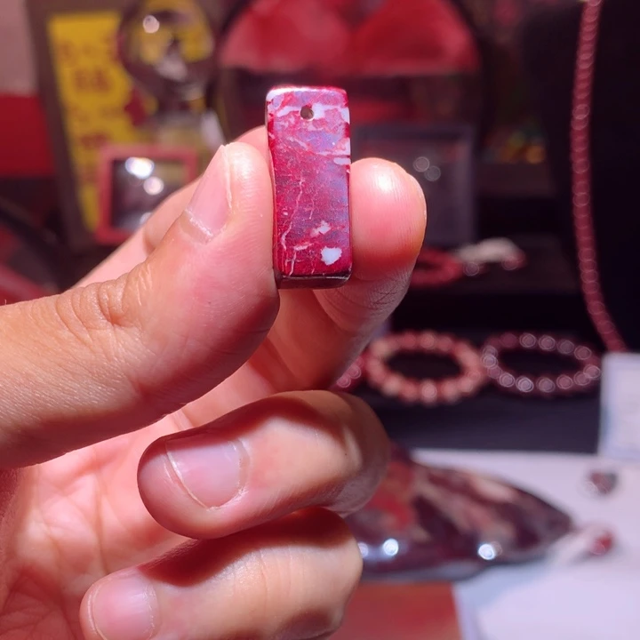 天然辰砂原矿小无事牌