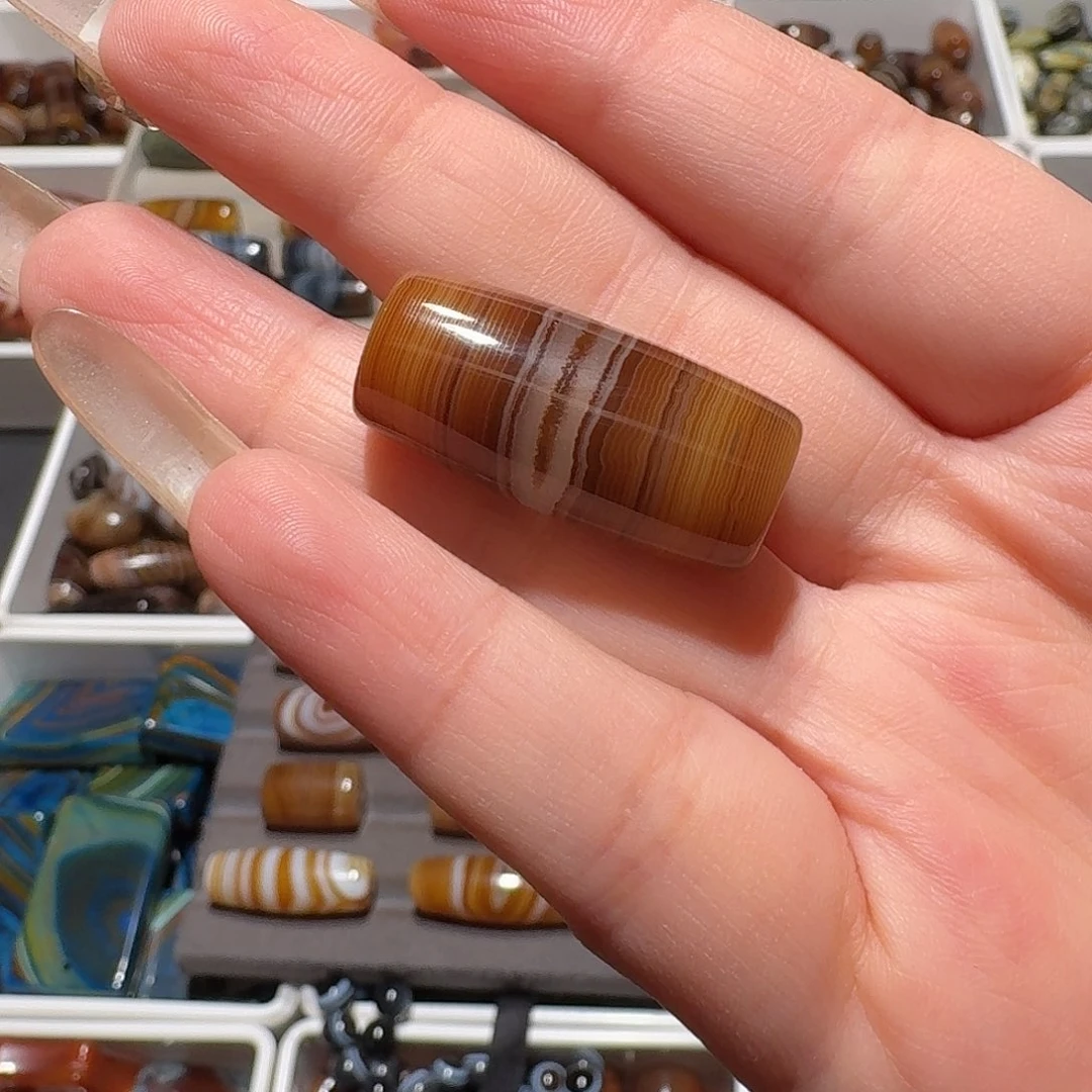 牛***爸玛瑙/玉髓合金颈饰