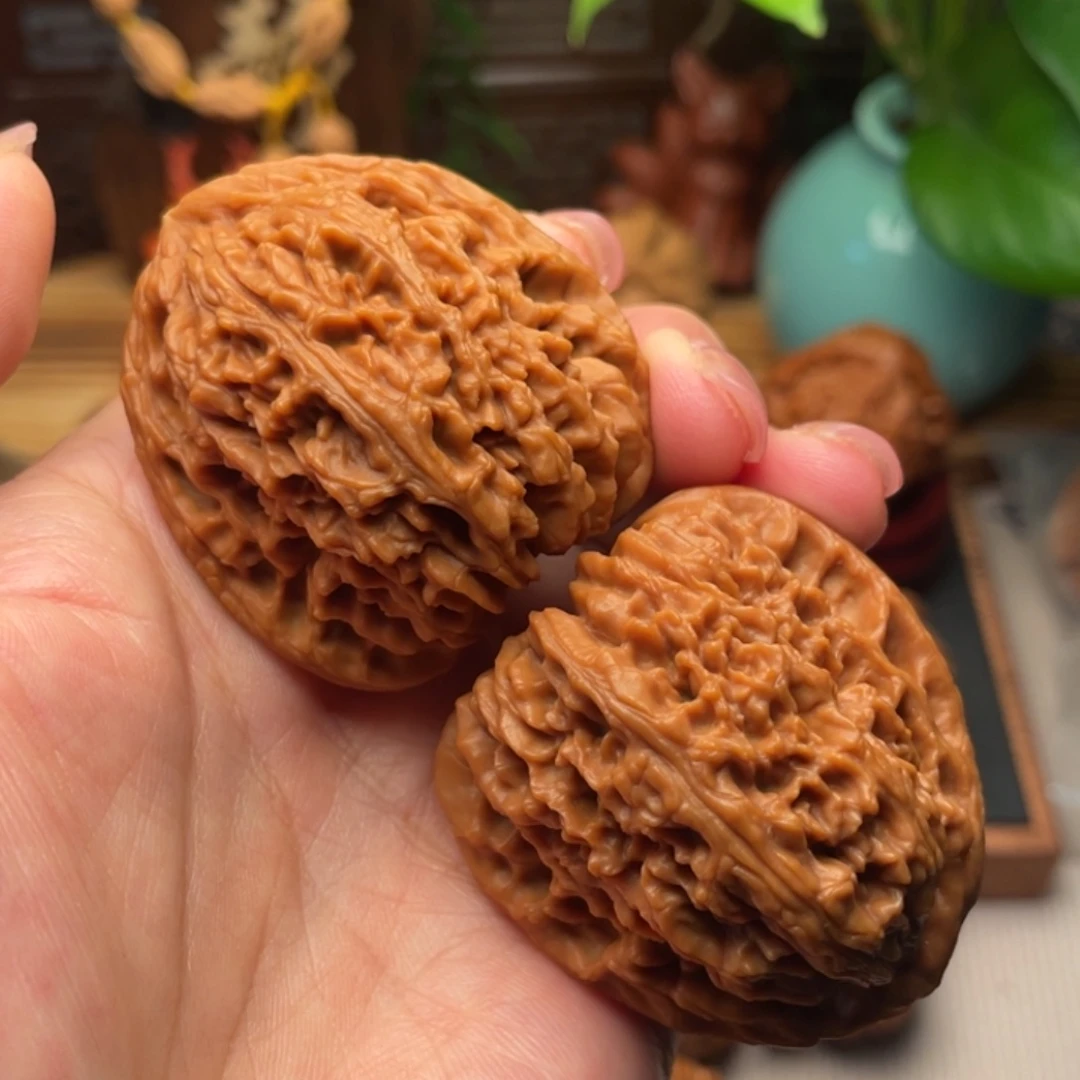 把件桃核54克全品红皮高炮南疆43+