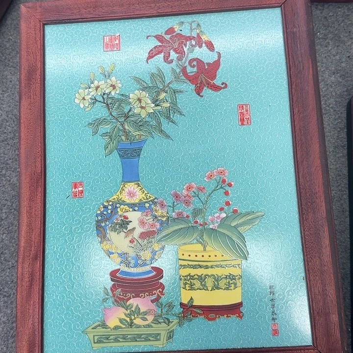 摆件瓷板画瓷板画