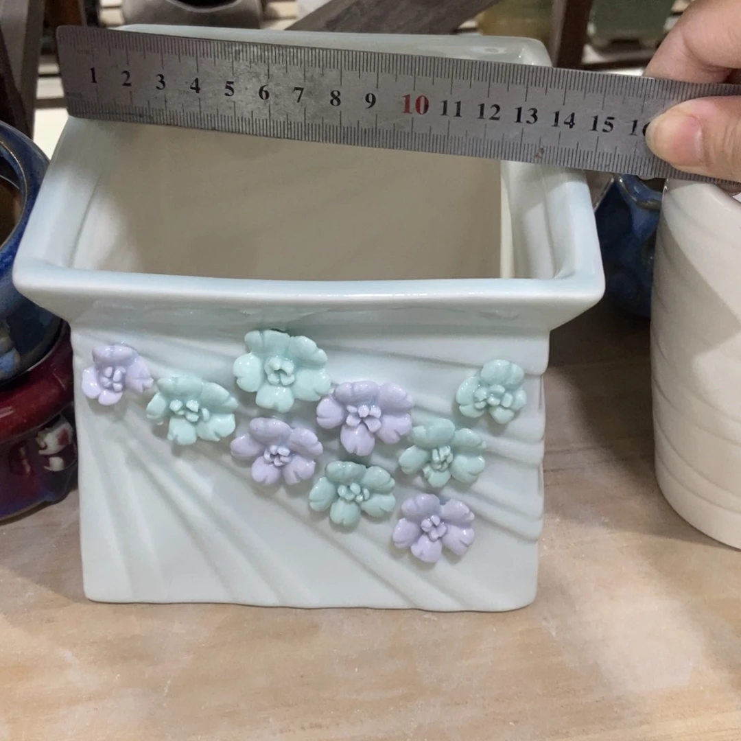 红陶高温陶瓷花盆