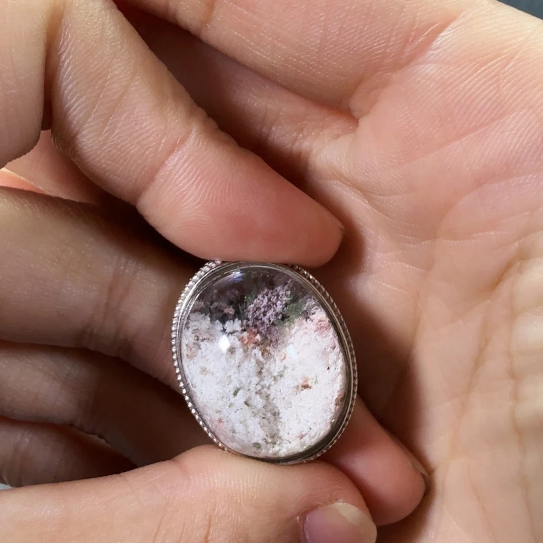 好***ʔ银S925镶嵌水晶珠宝半成品