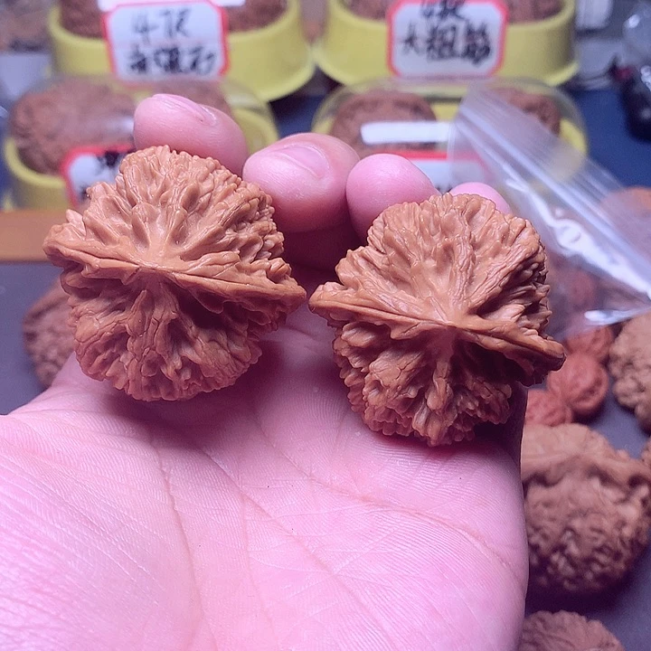 文玩核桃把件状元冠