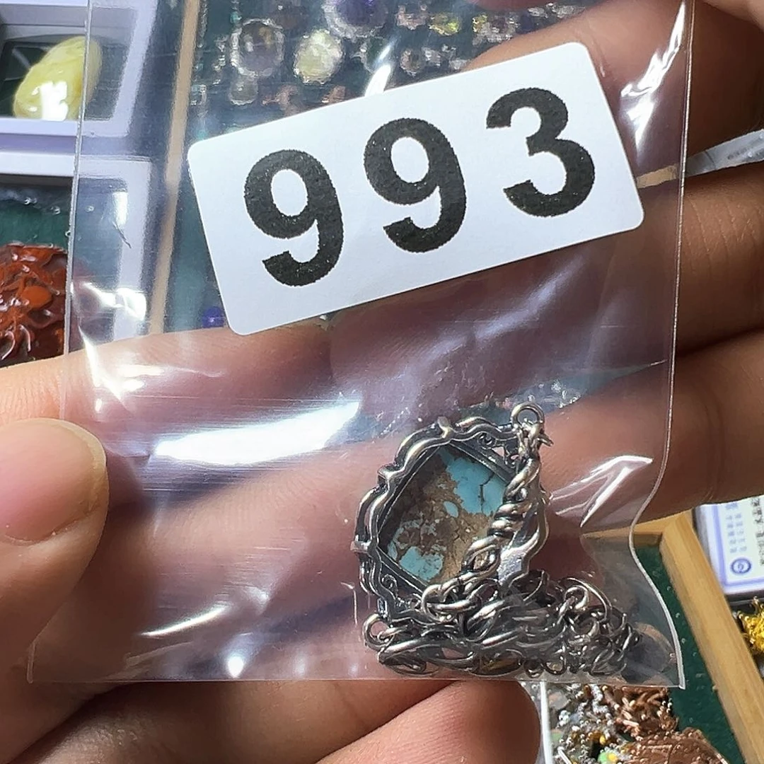 石英质玉手链银S925镶嵌红**间