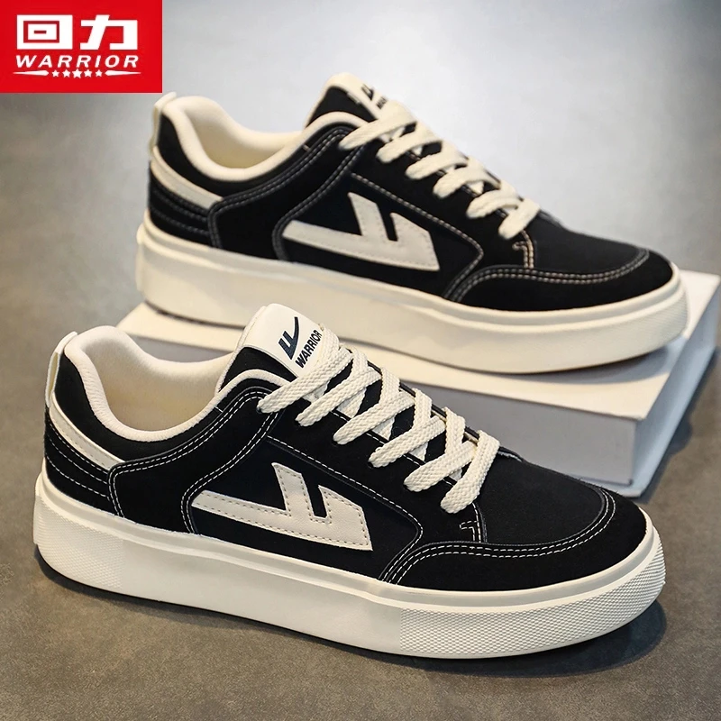 回力男鞋正品新款夏季百搭休闲黑色板鞋男士德训鞋防滑帆布潮鞋XL