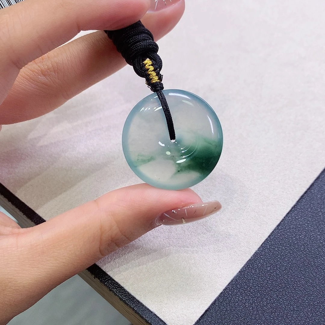 翡翠未镶嵌吊坠(不含链)27.6-5.9