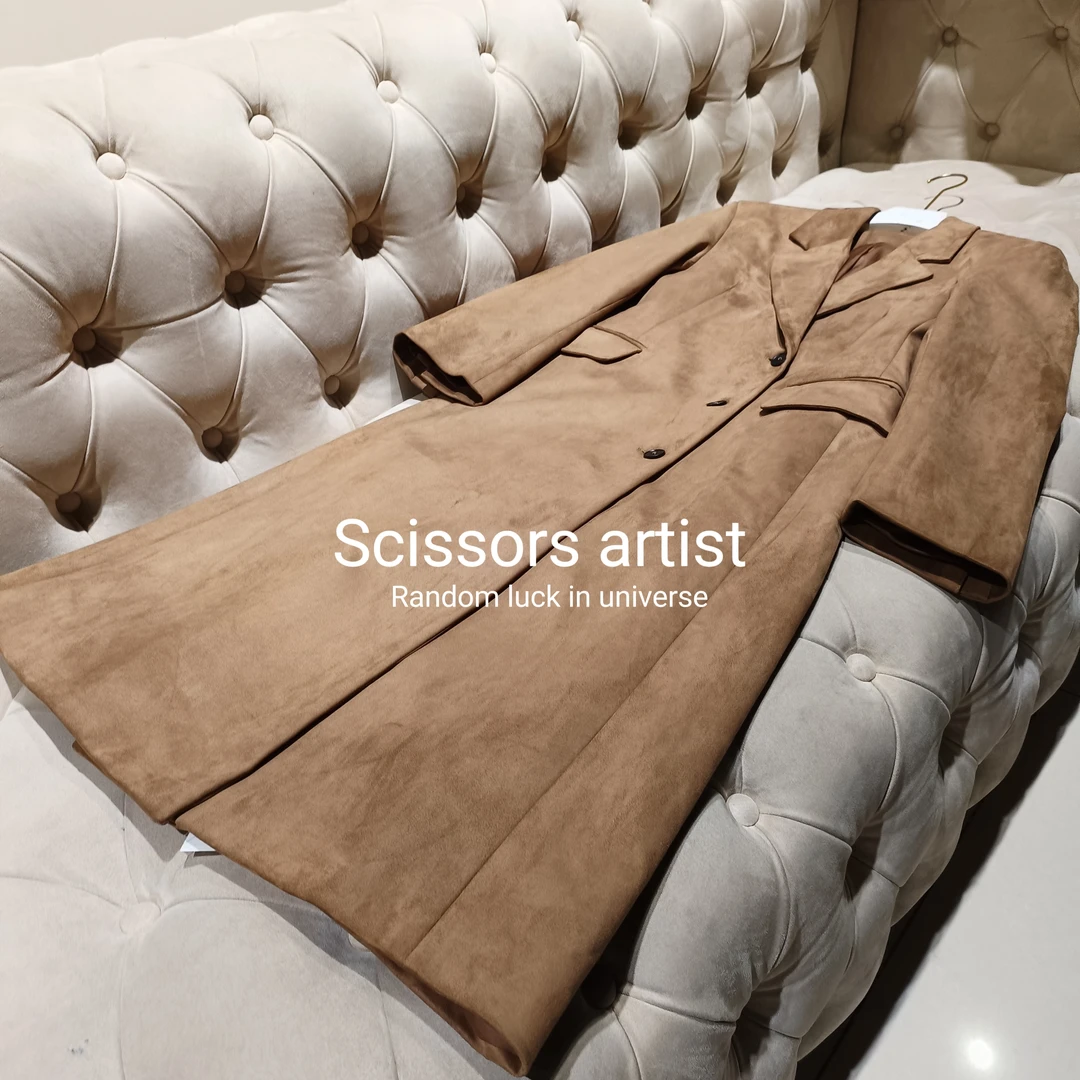 【Scissors artist】高端设计师走秀女装风衣4358