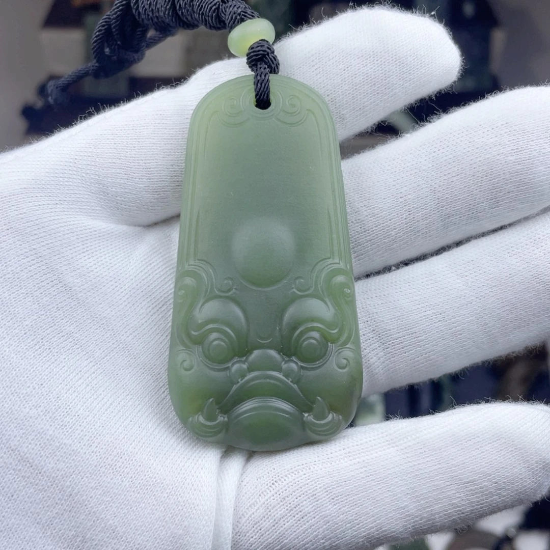 死***！和田玉未镶嵌颈饰
