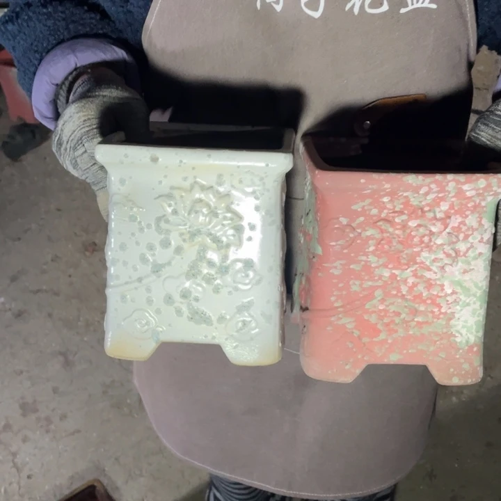 紫砂花盆口16高19正品正品