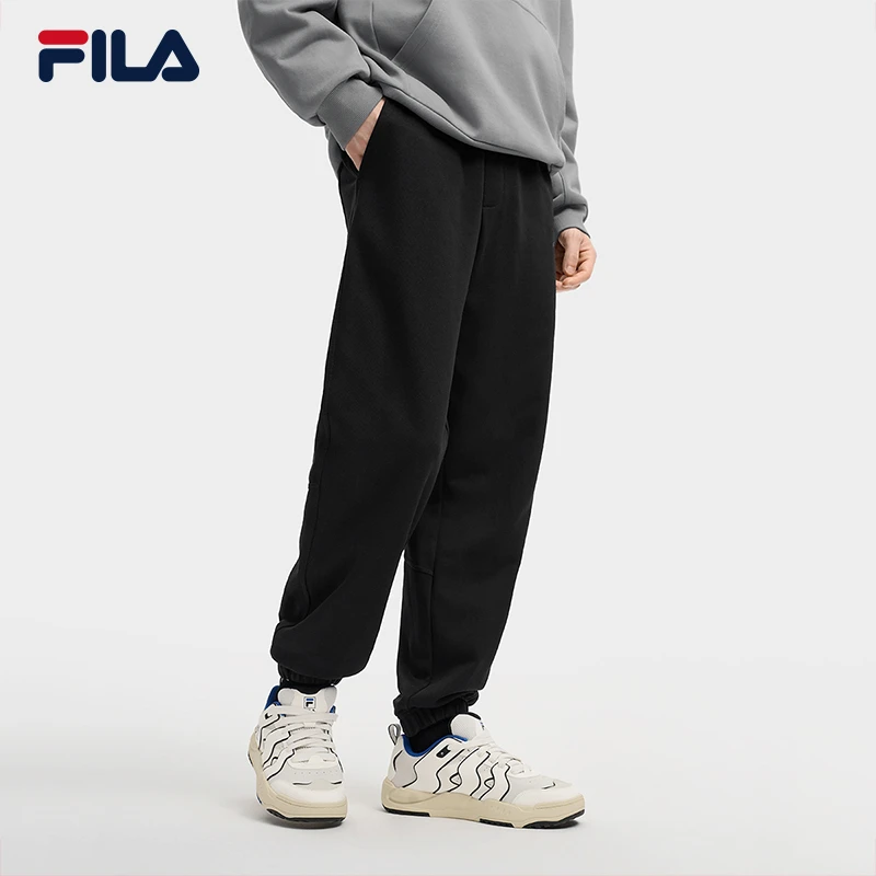 Fila/斐乐男士秋冬【束脚百搭】新户外运动休闲通勤长裤F11M549603F