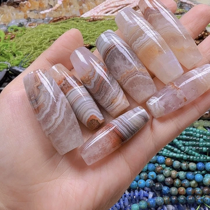 水晶珠宝半成品未镶嵌极光玛天珠配件一颗