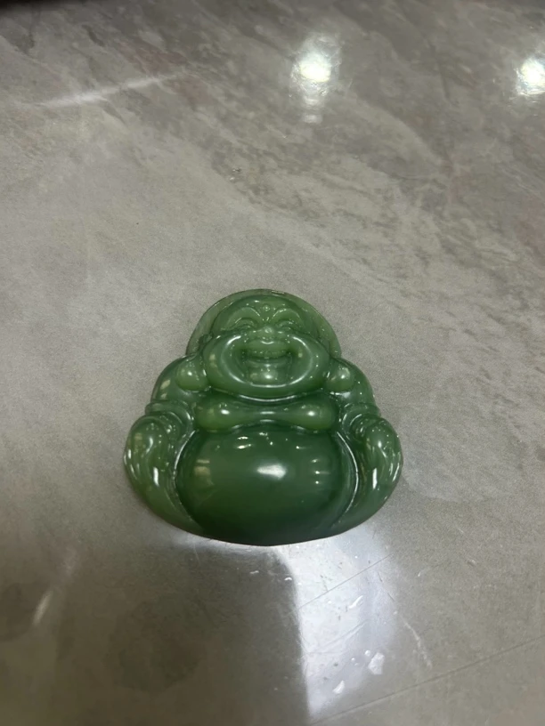 天然和田玉碧玉吊坠