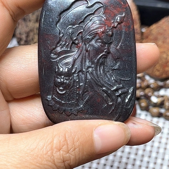 铁合金花岗石雕刻关公牌子