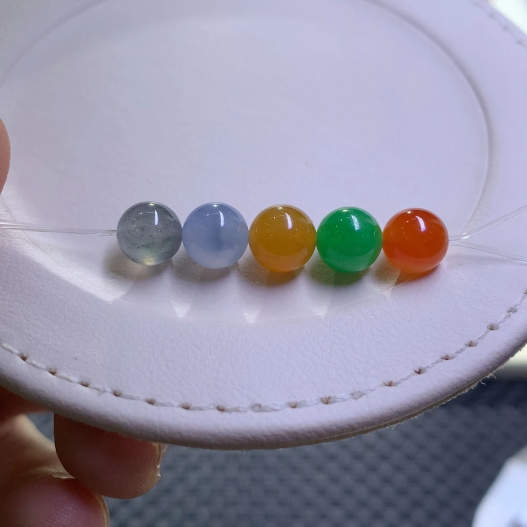 未镶嵌手链翡翠单珠一组卡7