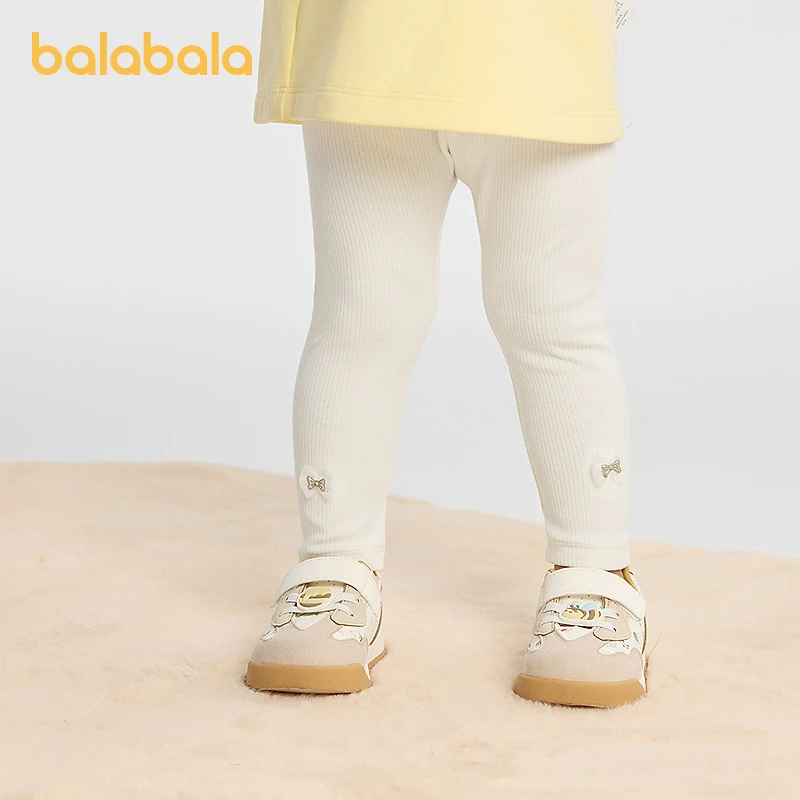 巴拉巴拉童装儿童打底裤女宝宝长裤2025秋季新款裤子弹力舒适百搭