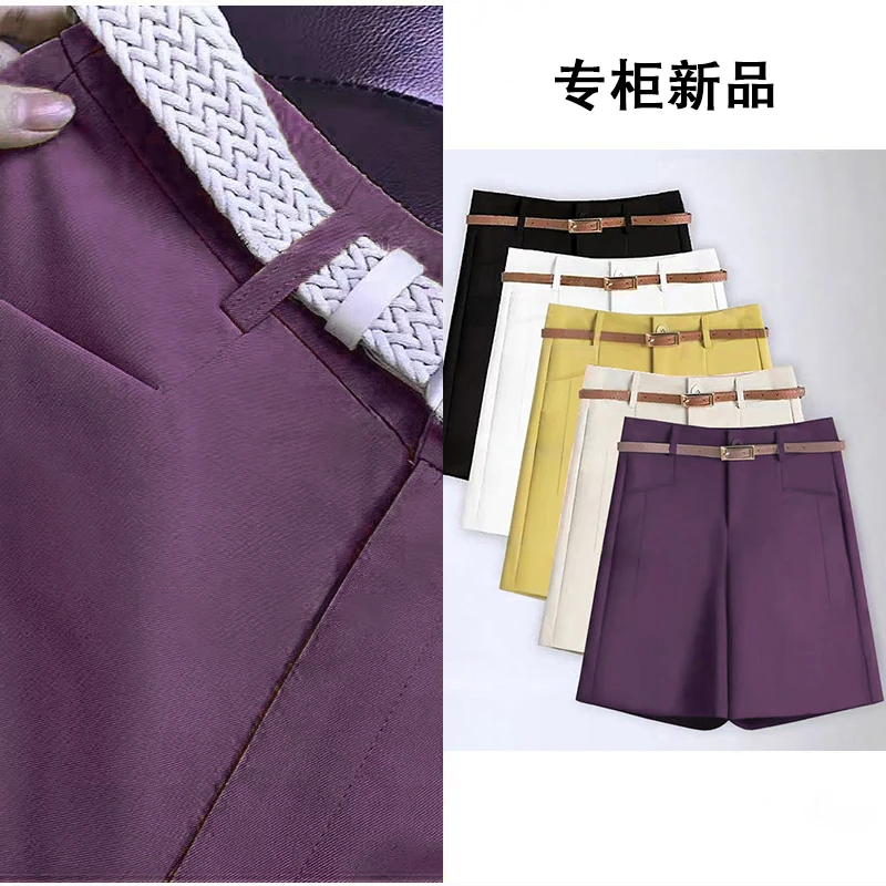 【专柜正品】五分短裤女款爆款外穿2025夏季新款薄款宽松显瘦中裤子