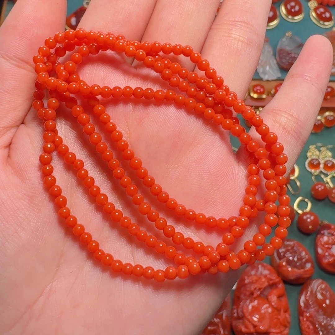 未镶嵌3南红南红玛瑙