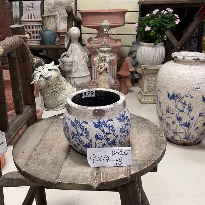 879微瑕疵青花罐1111