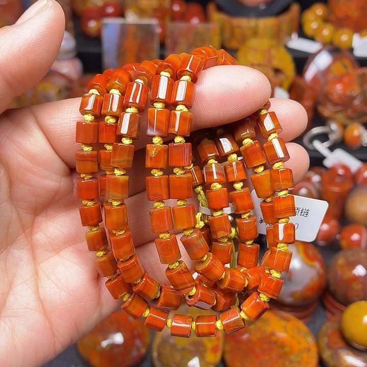 玛瑙/玉髓未镶嵌项链