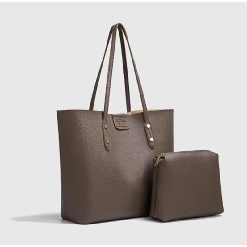 【工厂直销】SAWEIBAILI高级感荔枝纹托特包女大容量通勤包