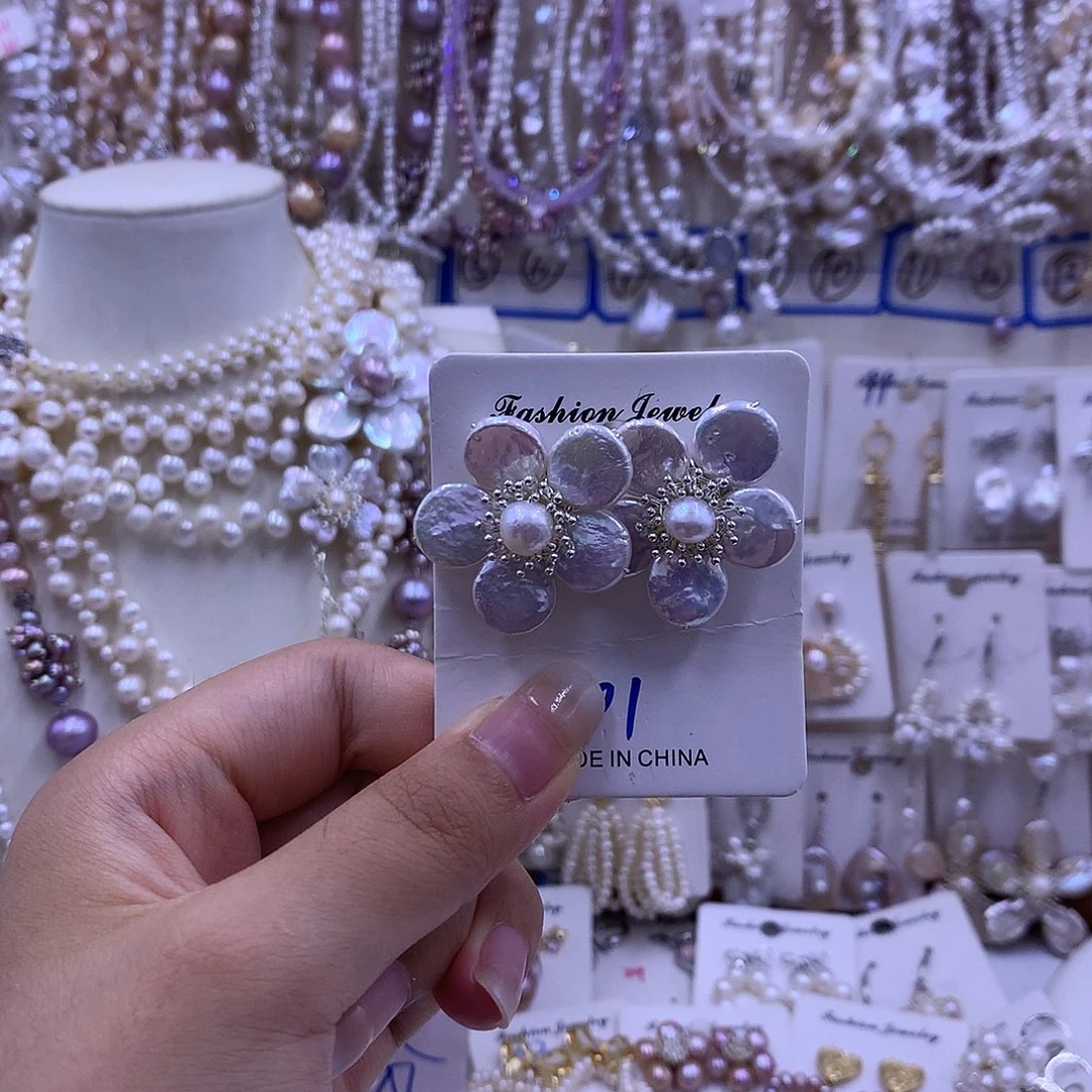 淡水珍珠合金颈饰