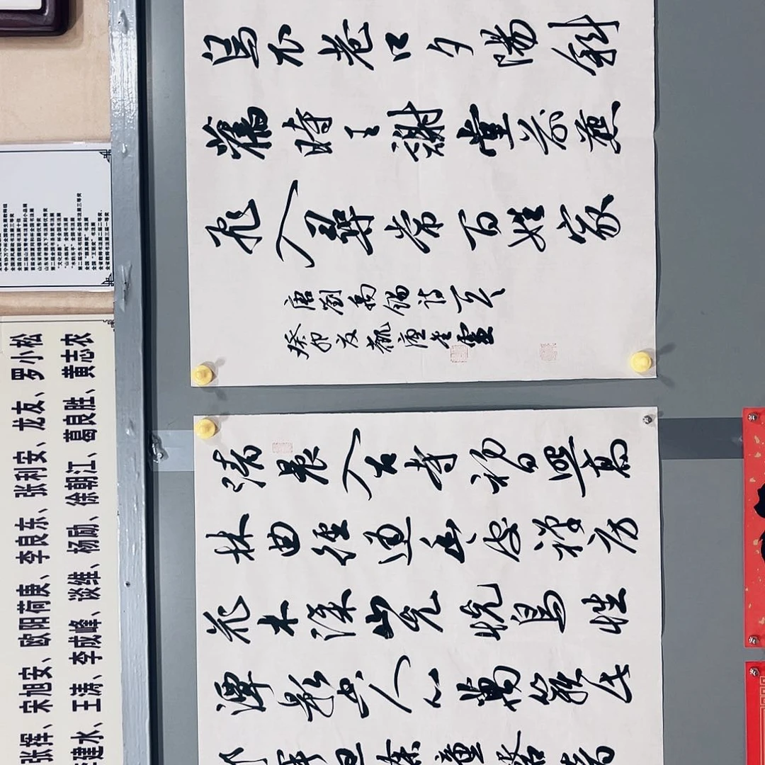 书法舶*王金灵作品四平尺2张