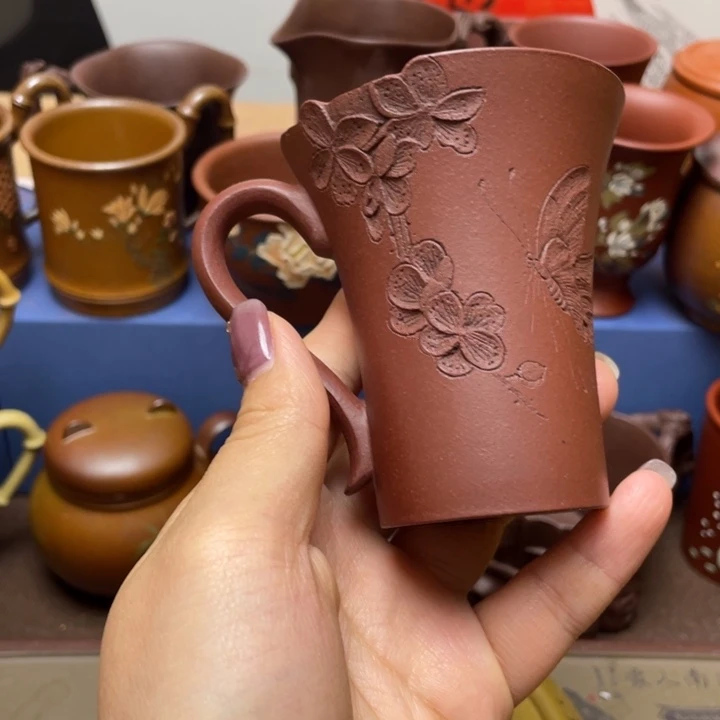 紫砂茶杯紫砂主人杯