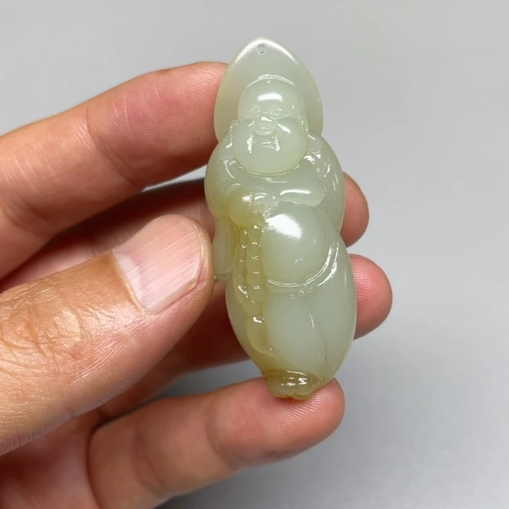和田玉未镶嵌吊坠(不含链)雄*哥