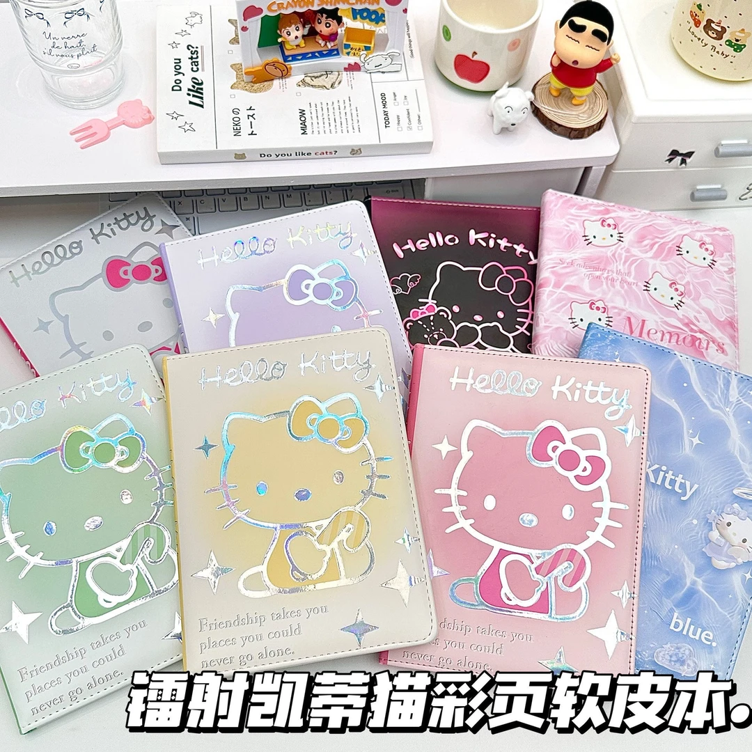 【直播拆盒】高颜值卡通彩页本横线本手帐本可爱卡通~~