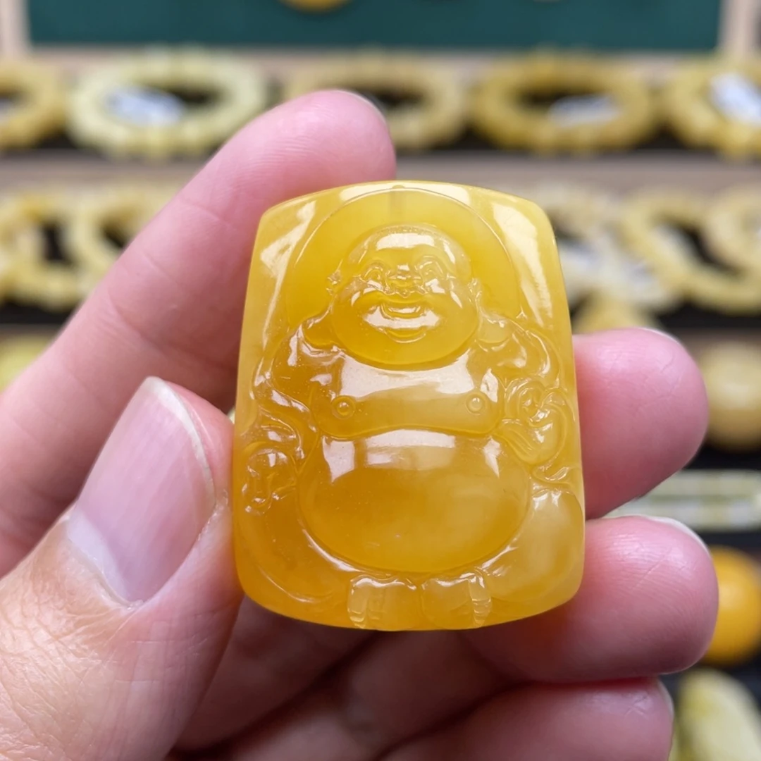 琥珀裸石未镶嵌琥珀蜜蜡