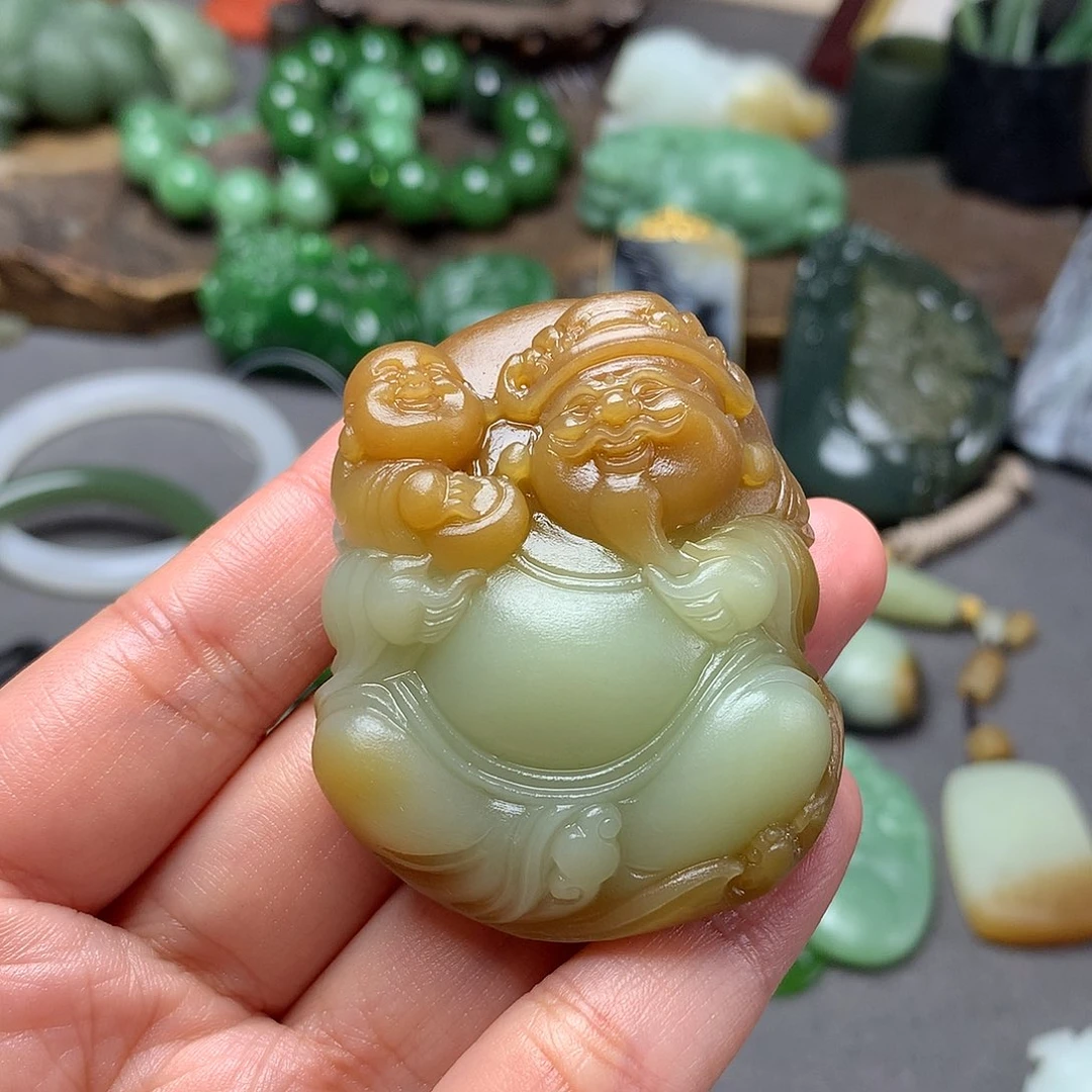 和田玉颈饰未镶嵌