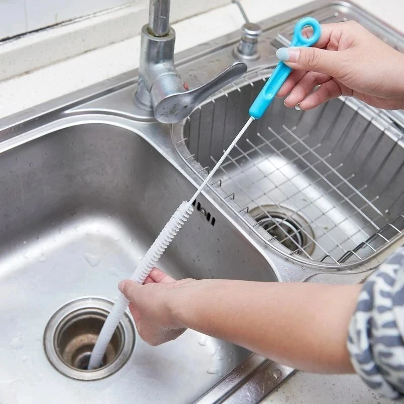 管道疏通器水管池子管道疏通毛刷水槽清理通水加长管道刷子弯曲