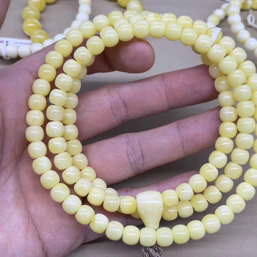 琥珀未镶嵌颈饰精工老型108