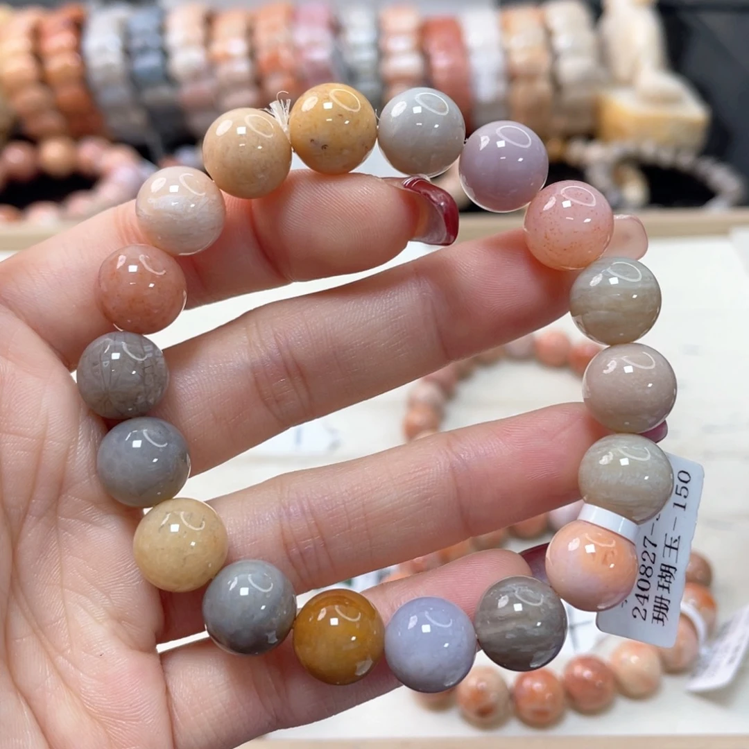 硅化珊瑚（珊瑚玉）手链未镶嵌阳***度217