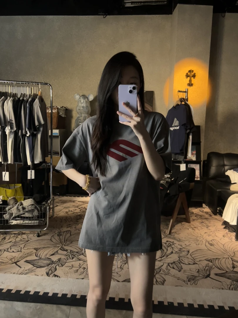 WGD【巴黎升级款AB面3.0】设计师款休闲百搭男女同款T恤A66