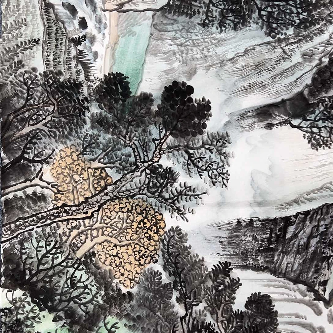 国画纯手绘作品欣赏