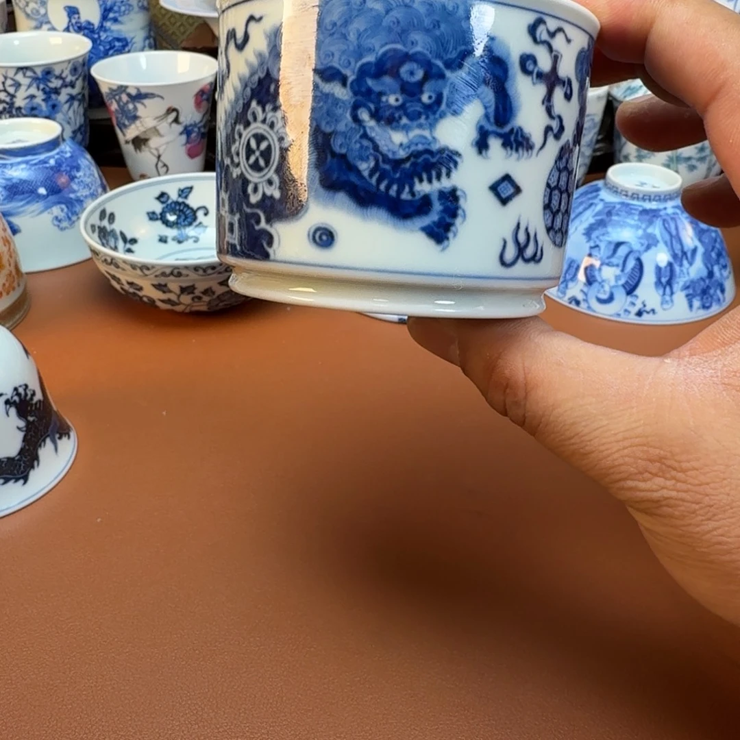 遥***，杯子陶景德镇全手工手绘陶瓷