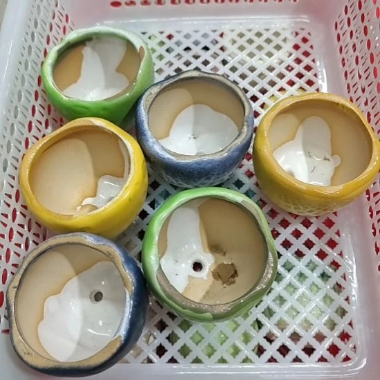 微瑕陶瓷盆满12包邮